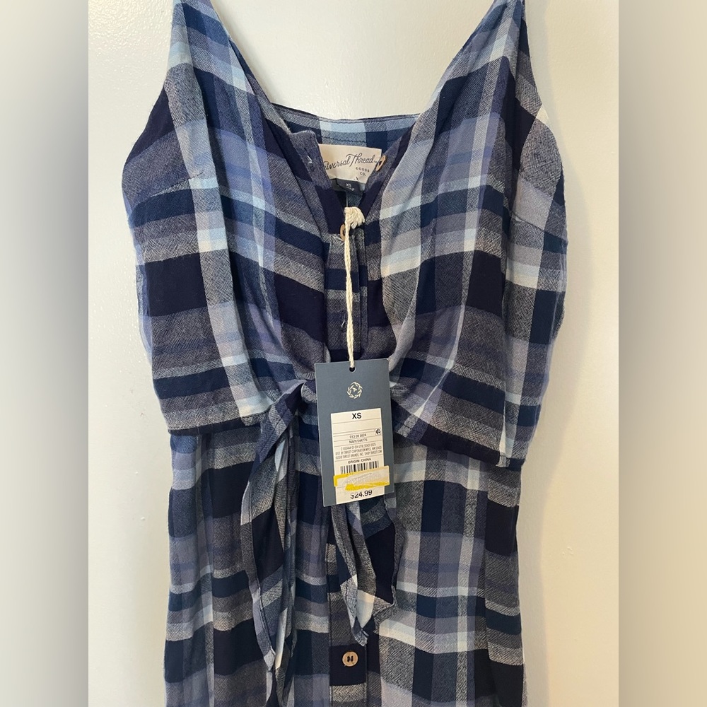 NWT Checkered Dress